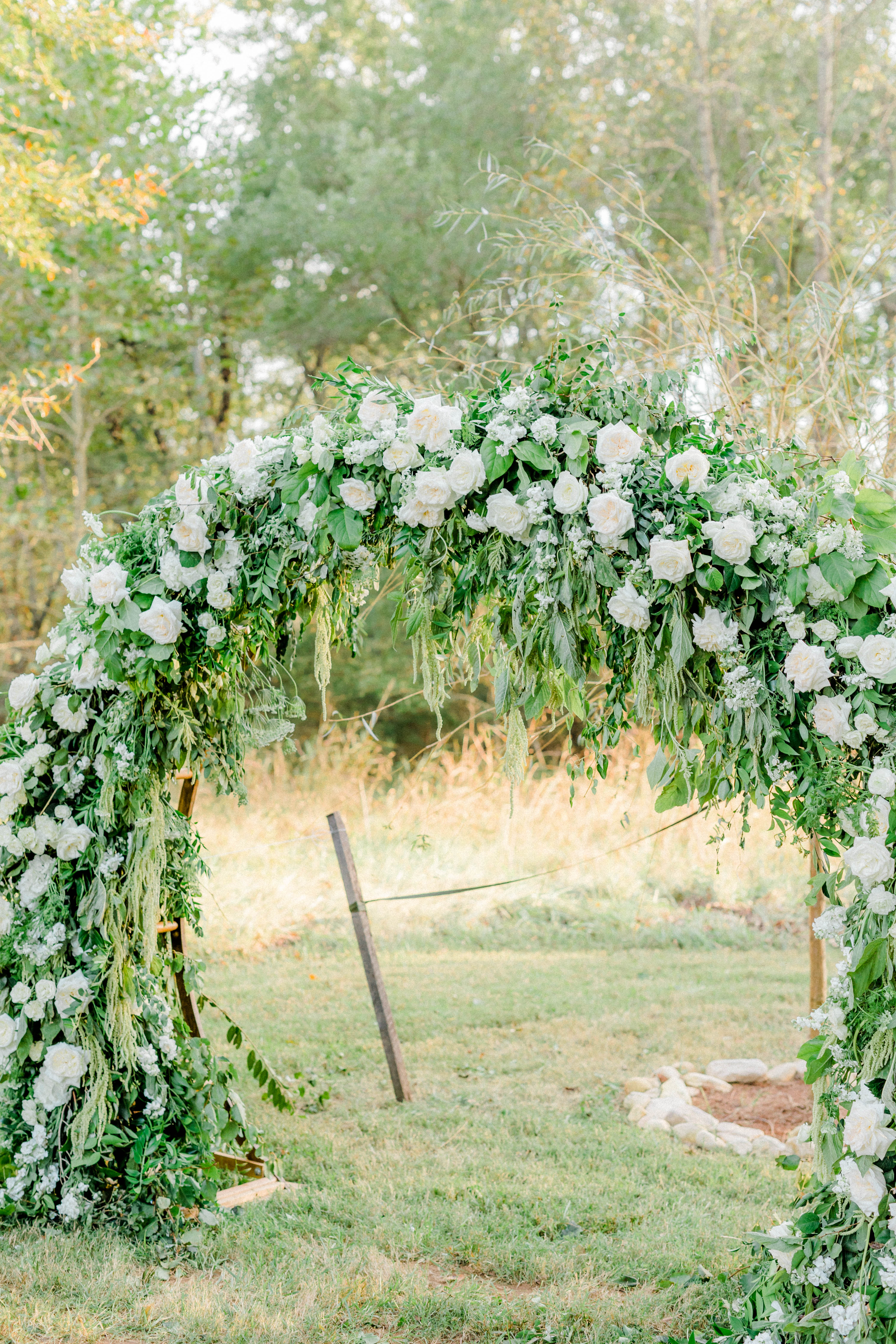 Wedding Altar Floral Arch, Floral Altar Decor, White floral arch