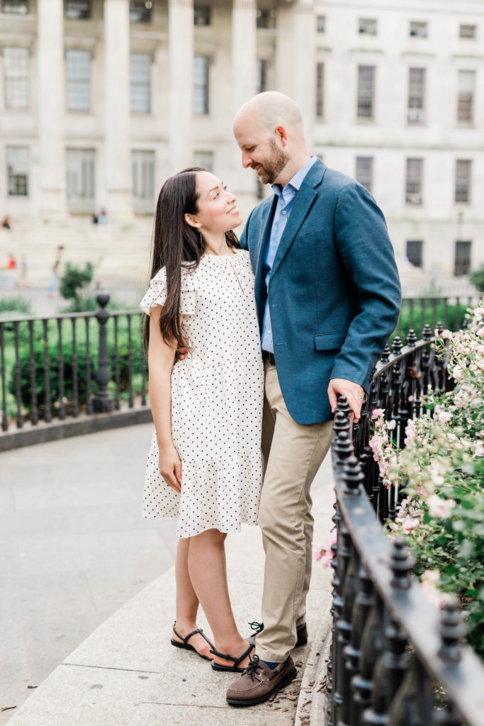 Brooklyn Heights Photo Session | Brooklyn NY | Jennifer & Timothy | Writer & Beloved Photography - 035